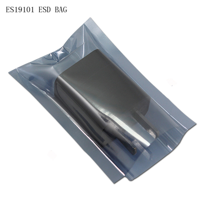 Ziplock estático anti del papel de aluminio de los bolsos del ESD del recinto limpio de tragante abierto