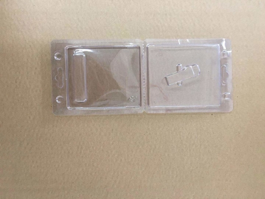 Bandeja plástica de la ampolla del ANIMAL DOMÉSTICO transparente para los componentes electrónicos