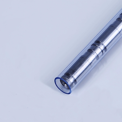 Tubo de empaquetado claro duro del PVC IC del cuadrado, tubo estático anti plástico