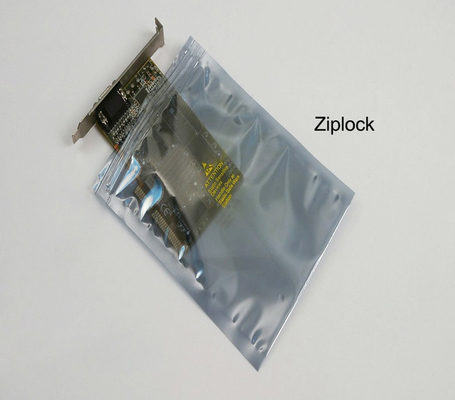 Blindaje estático laminado metálico de la bolsa de plástico del ESD del empaquetado electrónico translúcido