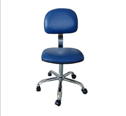 Silla de aluminio durable de alta resistencia del laboratorio del ESD con las poleas de nylon rotación de 360 grados