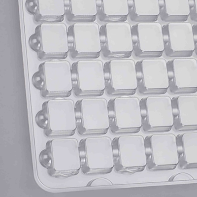 La ampolla Tray Folding Folding Plastic Box modificó para requisitos particulares a través de ANIMAL DOMÉSTICO suavemente