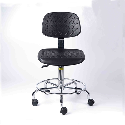 Asiento estático anti de la espuma del cuero de la PU para los accesorios del sitio limpio del laboratorio