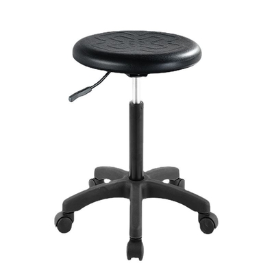 Sala limpia Silla ERGONÓMICA ESD con características ajustables y asiento cómodo de cuero de PU