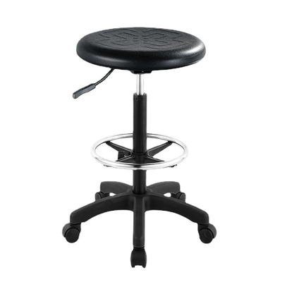 Sala limpia Silla ERGONÓMICA ESD con características ajustables y asiento cómodo de cuero de PU