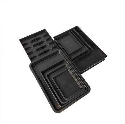 Envases de plástico ESD de 130 mm de profundidad para soluciones de embalaje de tamaño interno 215x140x110 mm