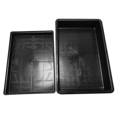 Envases de plástico ESD de 130 mm de profundidad para soluciones de embalaje de tamaño interno 215x140x110 mm