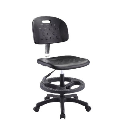 Sala limpia Silla ERGONÓMICA ESD con características ajustables y asiento cómodo de cuero de PU