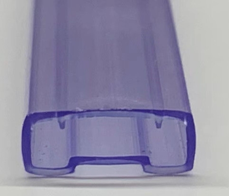 0.5-1mm espesor tubo ESD transparente para el almacenamiento y transporte seguro de electrónica