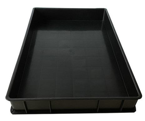 Envases de plástico antiestático, placas cuadradas de plástico antiestático