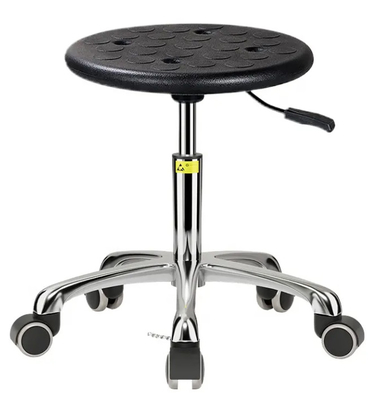 5 ruedas de ruedas de asiento de altura ajustable silla de taburete con función antiestática y altura ajustable