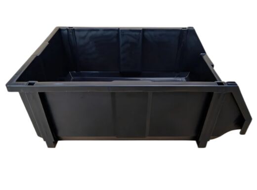 Caja apilable para piezas ESD, Contenedor de plástico ESD para logística electrónica