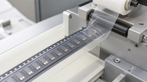 Cinta de cubierta antiestática ESD transparente de alto rendimiento para cinta portadora en relieve y embalaje de componentes electrónicos SMD