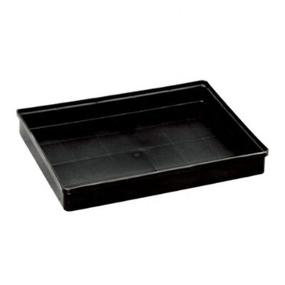 Bandeja conductora ESD de PP negro 345x225x60 mm para manipulación y embalaje de PCB