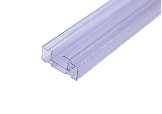 Tubo del ESD del cuadrado, parásitos atmosféricos antis de empaquetado del tubo del Pvc del módulo de fuente de alimentación