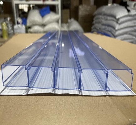 Tubo flexible del Pvc del claro del Esd que empaqueta la longitud rectangular 300mm-600m m