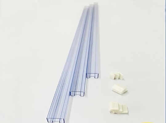 Rectangular transparente libre del almacenamiento 10E6-10E10 del tubo del halógeno PETG Ic
