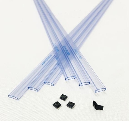 Grueso transparente estático anti de la PC del cilindro del tubo cuadrado 0.5mm-1m m del ESD