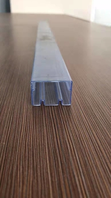 Tubo de alto nivel del envase de plástico del Ic, tubo plástico duro del SGS rectangular