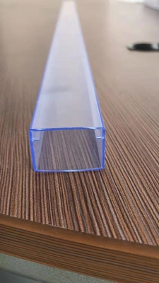 Tubo de alto nivel del envase de plástico del Ic, tubo plástico duro del SGS rectangular