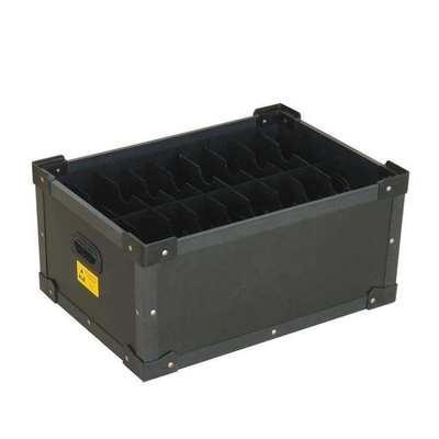 Las cajas estáticas antis de las bandejas plásticas del ESD para la electrónica no prueban