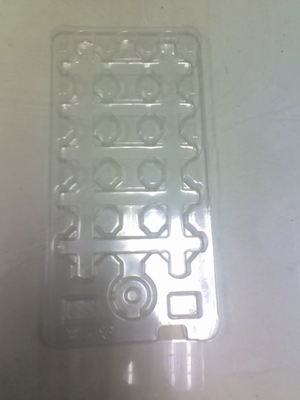 Caja de empaquetado de la ampolla ligera, bandeja de la ampolla del chocolate de 10E4-10E11 ESD