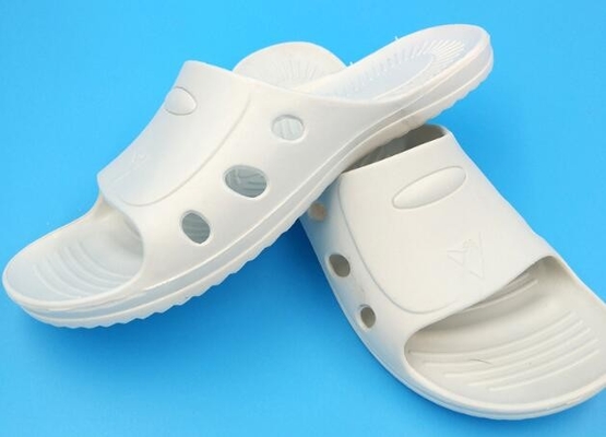 Deslizadores estáticos antis DLX 9102B del Pvc del Spu de los accesorios blancos del recinto limpio