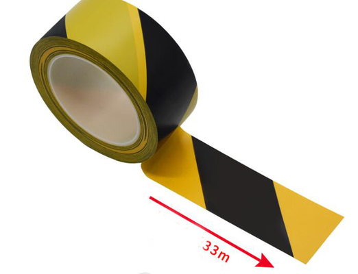 Cinta 17m m negro amarillo 33m m de la marca del piso del Esd del sitio limpio 50m m