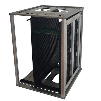 Accesorios estáticos antis de aluminio de DLX, revistero negro del PWB del ESD