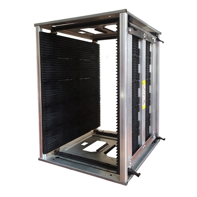 Accesorios estáticos antis de aluminio de DLX, revistero negro del PWB del ESD