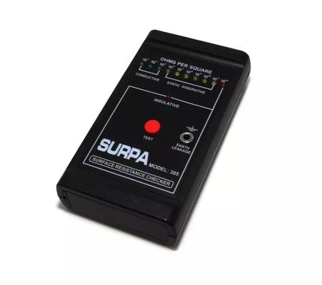 Probador estático anti portátil de la resistencia superficial del ESD 90%RH 9V de los accesorios de ASTM D-257