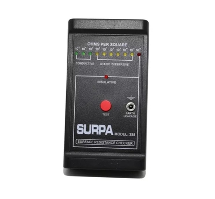 Probador estático anti portátil de la resistencia superficial del ESD 90%RH 9V de los accesorios de ASTM D-257
