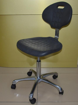 Negro estático anti del ESD de la silla ergonómica del taburete conductor para la oficina