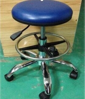 Silla de cuero del taburete del ESD de la espuma de la PU, taburete ergonómico de la tarea para la electrónica
