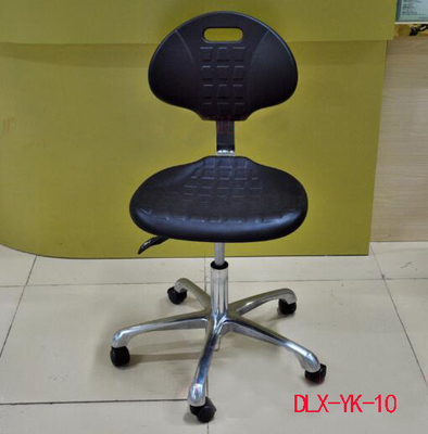 Silla estática anti de la oficina 10E6-10E9, taburete del trabajo de la espuma de la PU con las ruedas