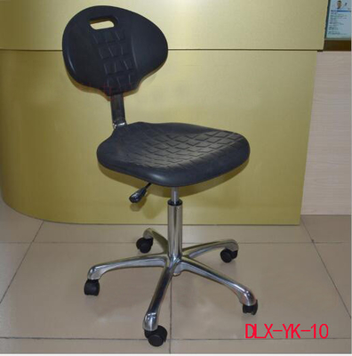 Silla estática anti de la oficina 10E6-10E9, taburete del trabajo de la espuma de la PU con las ruedas