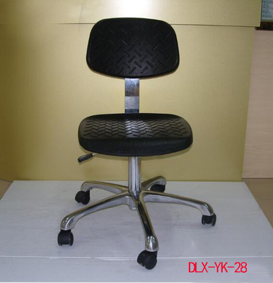 Silla de cuero robusta cómoda de la oficina de la PU ESD con altura ajustable