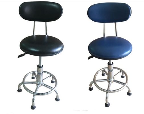 Silla estática anti de la oficina del laboratorio, taburete del trabajo de la PU con las ruedas