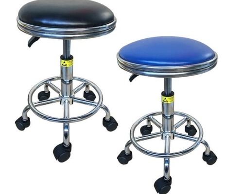 Silla ajustable del taburete del ESD de la altura, silla estática anti del laboratorio de la PU