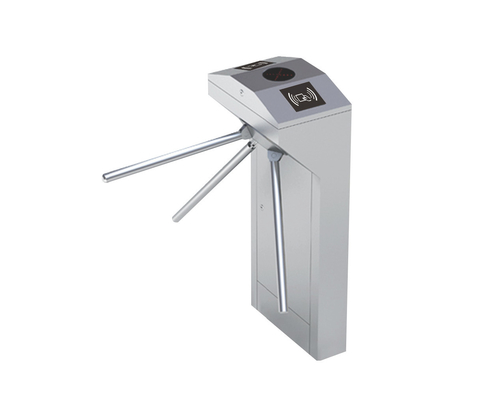 Tipo vertical de acero inoxidable de ángulo recto de tres del rollo del torniquete puertas de seguridad
