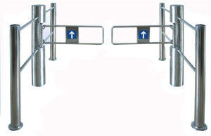 Puertas a prueba de herrumbre L380 X W280 X H1000mm de la barrera del oscilación del torniquete de la puerta de velocidad