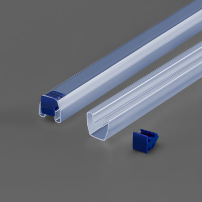 Tubo de IC ESD, grueso de empaquetado estático anti de los tubos 0.5mm-2m m