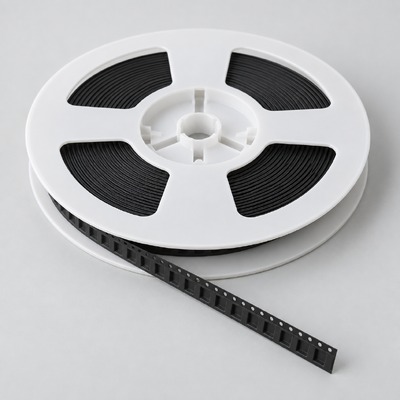 Cinta portadora en reellas de plástico en relieve personalizada para embalajes SMD con opciones de ancho de cinta de 8-88 mm